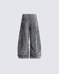 American Street High-Street Curved Blade Casual Pants