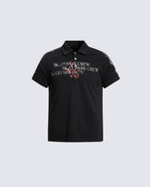 American Retro Art Print Polo Shirt