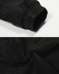 American Retro Fur-Collar Fleece-Lined Cotton Jacket