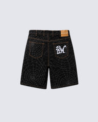 American High Street Style Ripped Denim Shorts