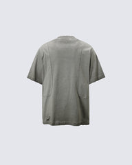 Distressed Design Ripped Retro T-Shirt