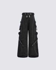 American-Style Multi-Pocket Loose-Fitting Cargo Pants