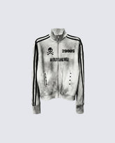 Vintage New Zip-Up Number Track Jacket