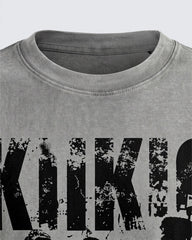 Vintage Washed KIIKIO Graphic Oversized T-Shirt
