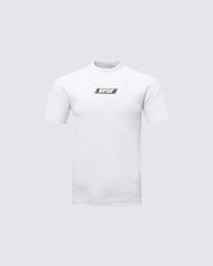 Logo Print Ribbed Knit T-Shirt