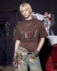Wasteland Washed Heavyweight T-Shirt New