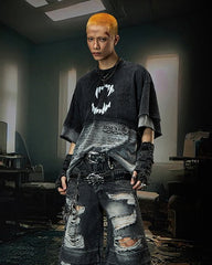 Layered Washed Graphic Tee