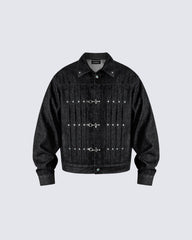 Vintage Flight Buckle Denim Jacket