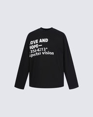 LOVE AND HOPE Graphic Long-Sleeve Tee