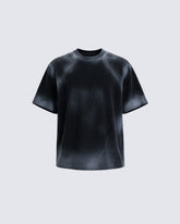 Washed Studded Short Sleeve T-Shirt