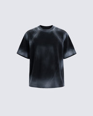 Washed Studded Short Sleeve T-Shirt