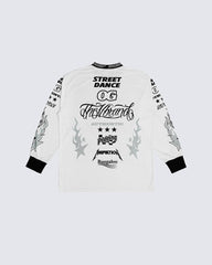 Street Graphic Print Long Sleeve Tee