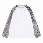 Omirad Leopard Raglan Long Sleeve Tee