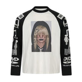 Omirad Graphic Raglan Long Sleeve Tee