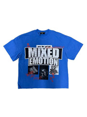Mixed Emotion Panel Graphic Street T-Shirt