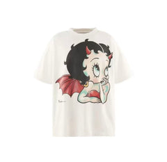 Saint Michael Devil Boop Graphic Double-Sided T-Shirt
