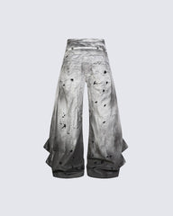 American Heavy-Duty Wasteland Double-Waist Jeans