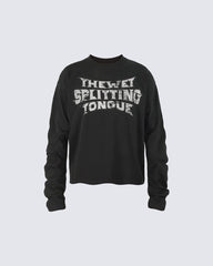 Camo Long Sleeve with Curved Blade Design