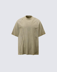 Distressed Design Ripped Retro T-Shirt