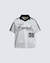 New Striped Polo Jersey T-Shirt