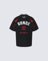 American Varsity Number Graphic Sports Jersey Tee