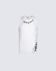 American Street Hip-Hop Slim Cross Tank Top New
