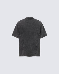 Vintage Washed Deconstructed Casual Tee