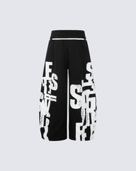 Street American Print Loose Casual Pants