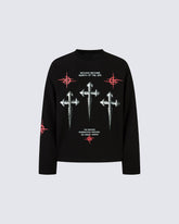 Dark Gothic Hip Hop Sweatshirt