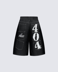 American Multi Pocket Wide Leg Denim Pants