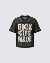 Vintage Mesh Graphic Jersey New