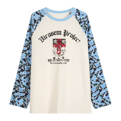 Omirad Camo Raglan Long Sleeve Tee