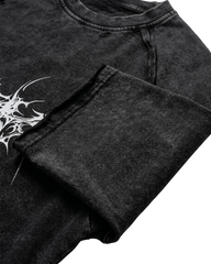 Distressed Graphic Print Oversized T-Shirt