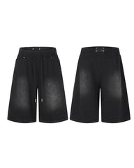 Vintage Washed American High Street Sweat Shorts