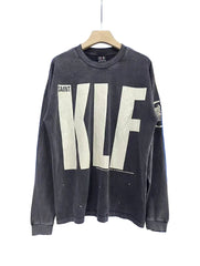 Saint Michael Distressed KLF Block Typography Sweatshirt