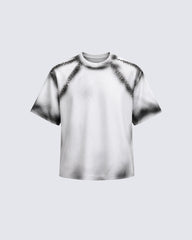 Washed Studded Short Sleeve T-Shirt