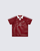 Vintage Mesh Number Graphic Polo Jersey Tee