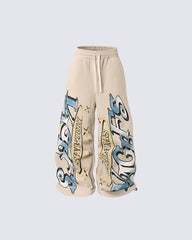 New Winter Hip Hop Street Fleece Casual Pants