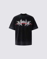 Distressed Graphic Oversized T-Shirt