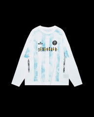 Gothic Long-Sleeve Street Jersey With Graphic Print