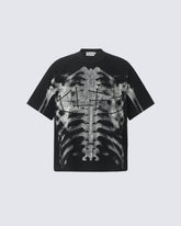 Abstract Skeleton Graphic Short Sleeve Tee