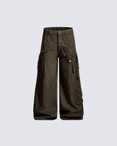 New Solid Color Multi-Pocket Cargo Pants