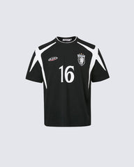 Retro Print Street Patchwork Casual Jersey
