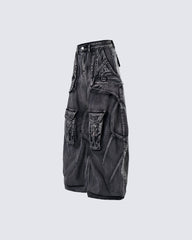 American Vintage Street Multi-Pocket Cargo Denim