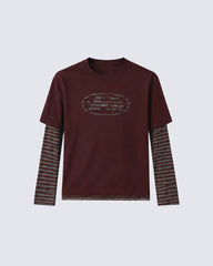 Layered Stripe Long Sleeve Tee