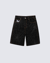 American High Street Style Ripped Denim Shorts