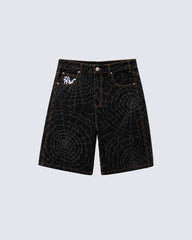American High Street Style Ripped Denim Shorts