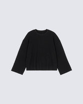 Minimal Ribbed Long Sleeve T-Shirt