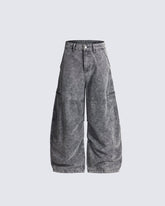 American Street High-Street Curved Blade Casual Pants