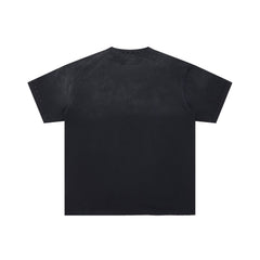 DUAA Space Rocket Astronaut Distressed Retro Graphic Tee